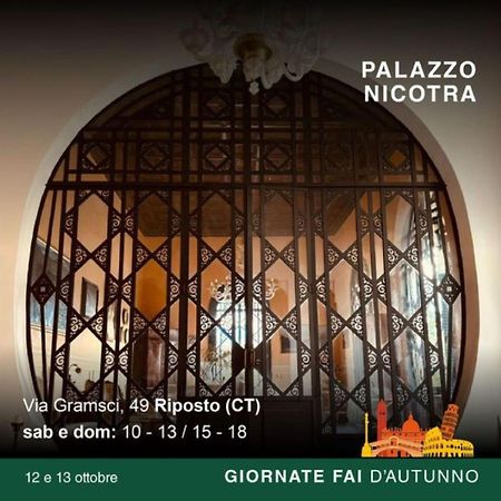 B&B Di Charme Camelie Palazzo Nicotra Riposto Ngoại thất bức ảnh